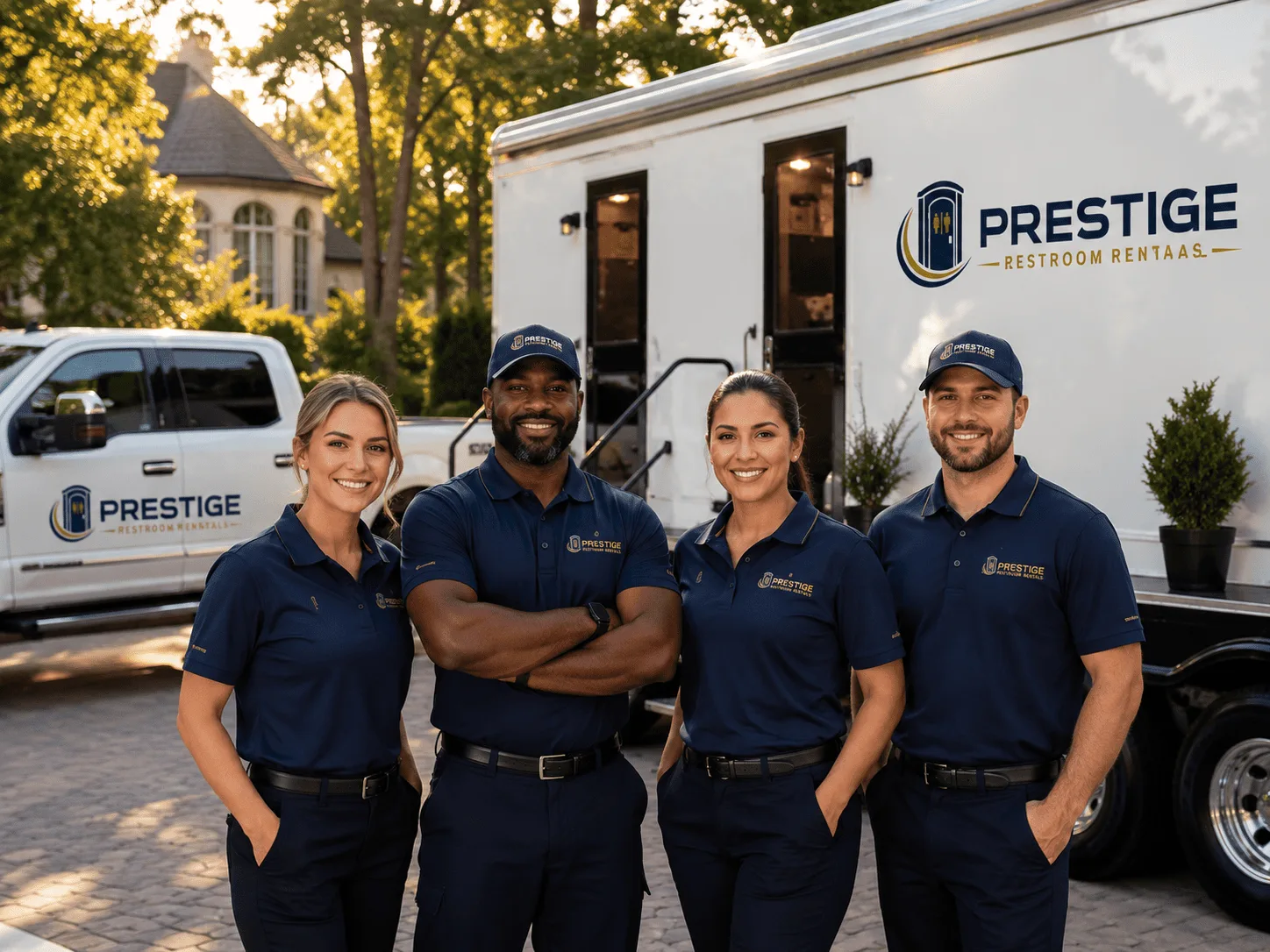 Trusted Luxury Portable Restrooms company in Curtis, MI